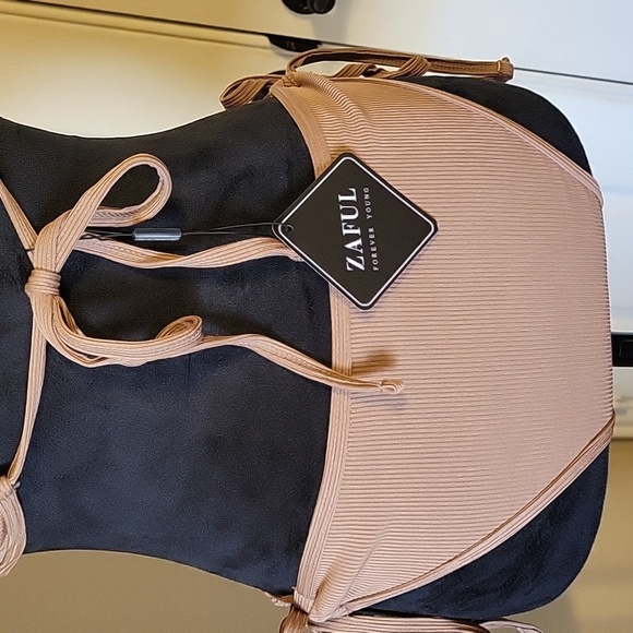 Bikini Ribbed Brown-Zaful NWT - Picture 8 of 12